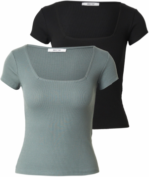 ABOUT YOU Tričko 'Lil'  tmavozelená / čierna