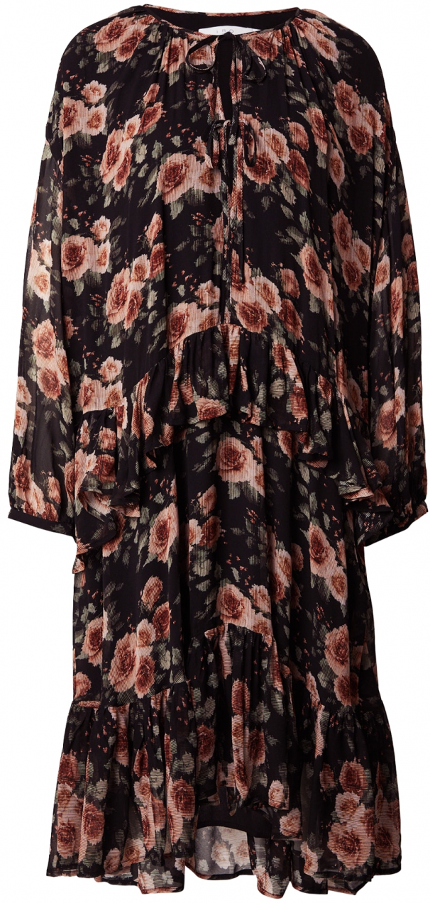 IRO Šaty 'LEANDRE'  pastelovo zelená / ružová / melónová / čierna