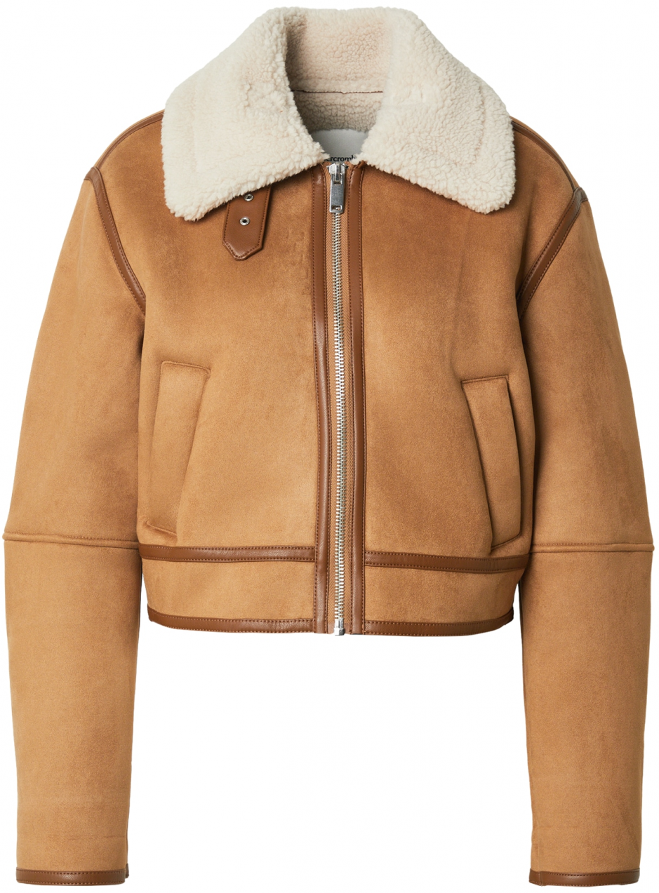 Abercrombie & Fitch Prechodná bunda  sépiová