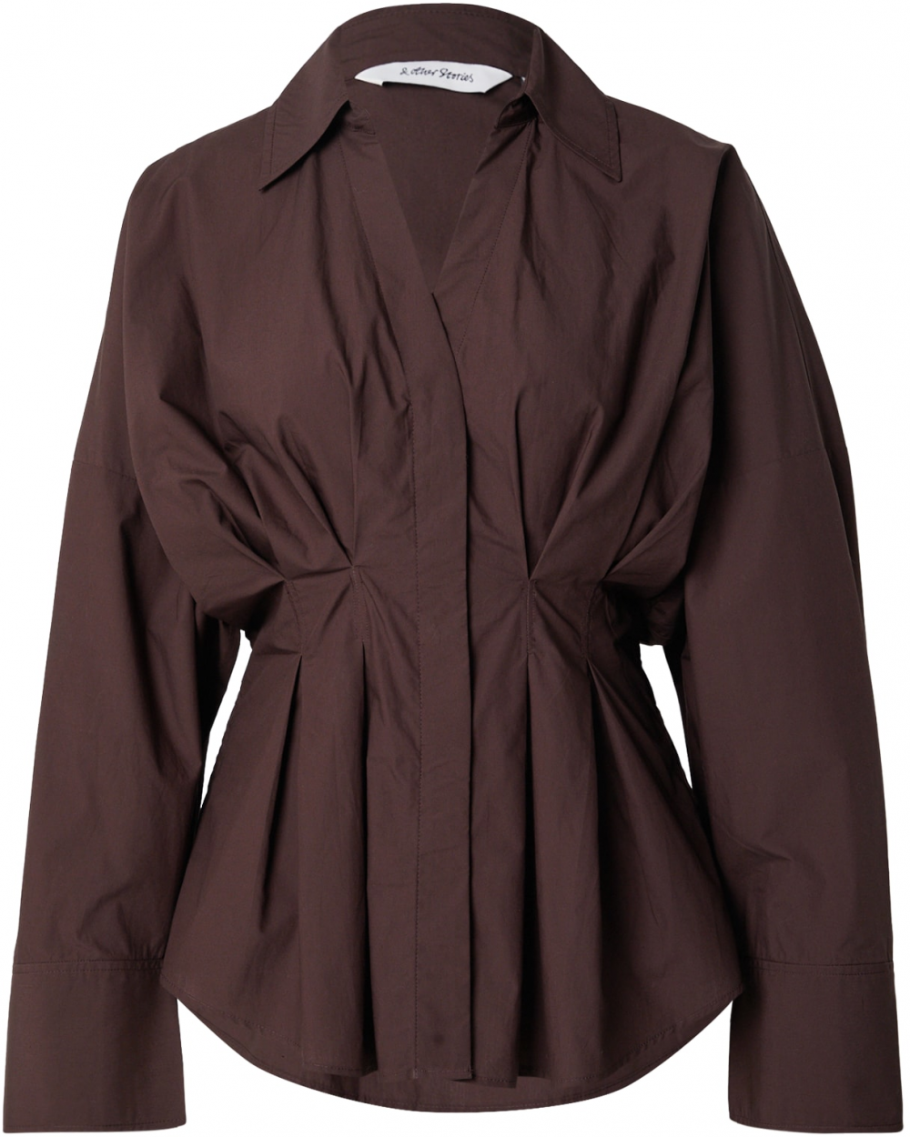 & Other Stories Blúzka  čokoládová