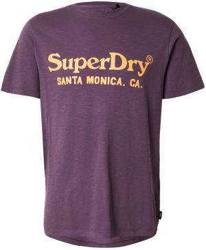 Superdry Tričko 'VENUE'  fialová / oranžová