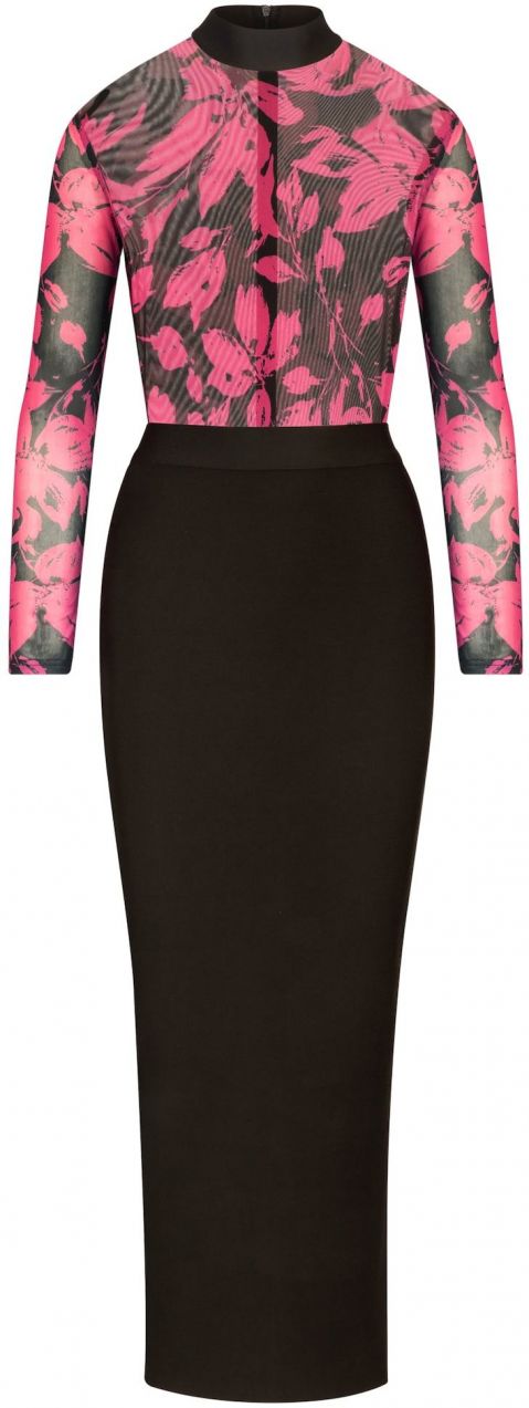 Kraimod Večerné šaty  ružová / čierna