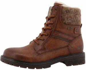 MUSTANG Šnurovacie členkové čižmy 'Bienke'  hnedá