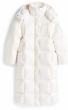 Tommy Jeans Zimný kabát 'Alaska'  biela