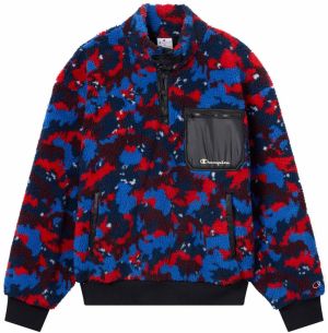 Champion Authentic Athletic Apparel Sveter  modrá / červená / bordová / čierna