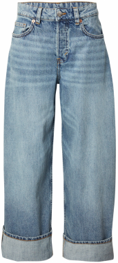 Monki Džínsy  modrá denim