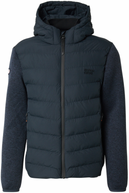Superdry Prechodná bunda  námornícka modrá / tmavosivá