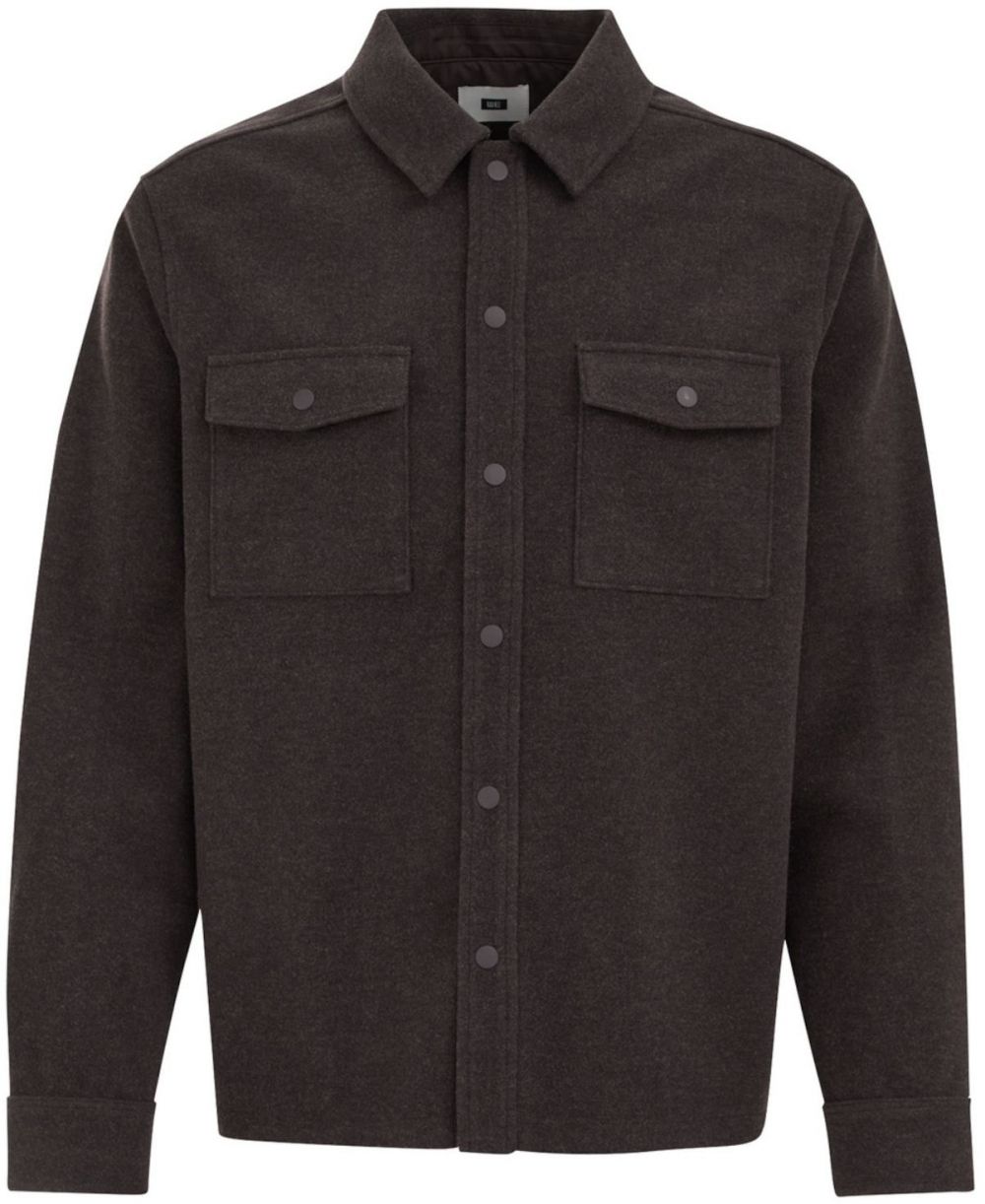 WE Fashion Košeľa  tmavohnedá