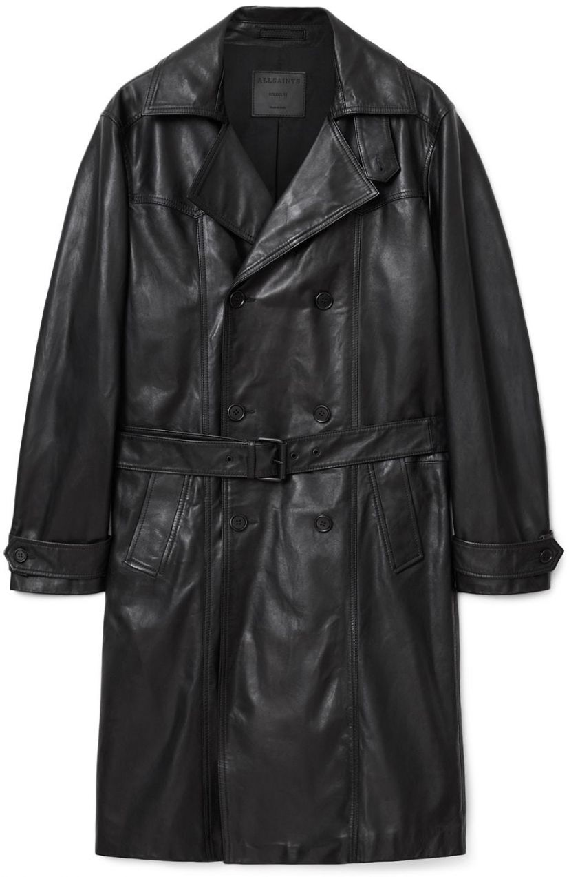 AllSaints Prechodný kabát  čierna