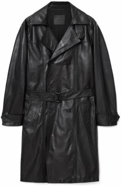 AllSaints Prechodný kabát  čierna