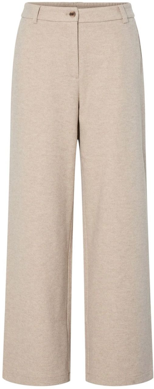 PIECES Nohavice 'MAMILLA'  sivá melírovaná