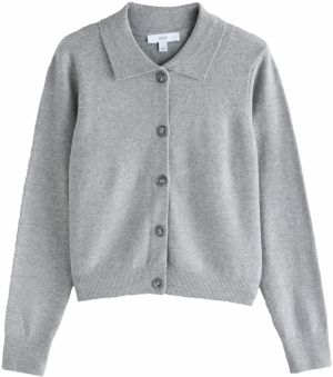 Next Kardigán  sivá melírovaná