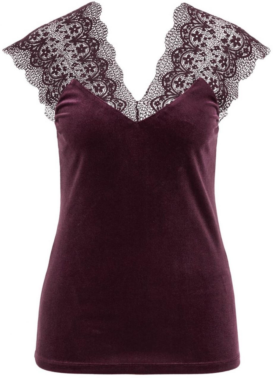 WE Fashion Top  baklažánová