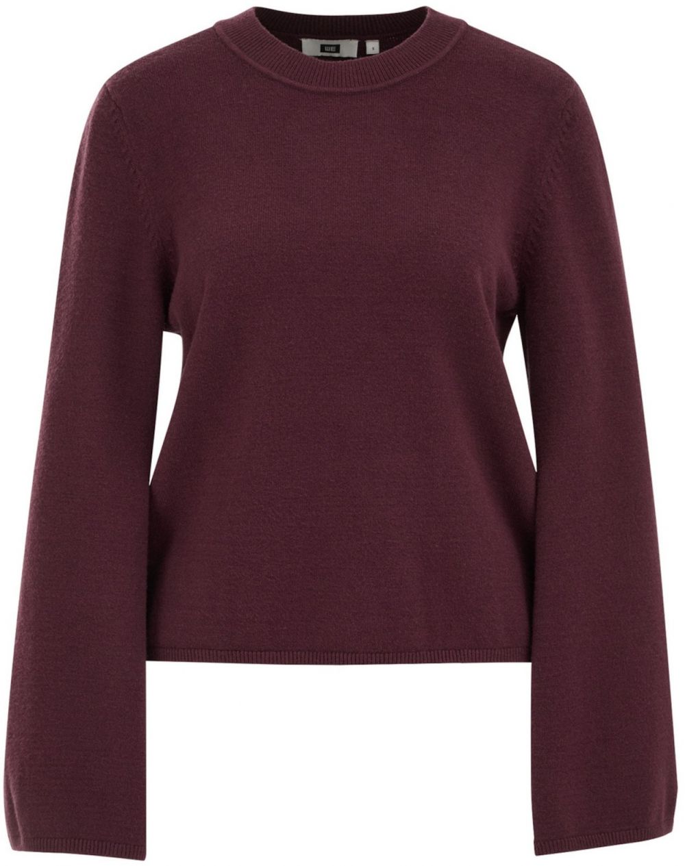 WE Fashion Sveter  baklažánová