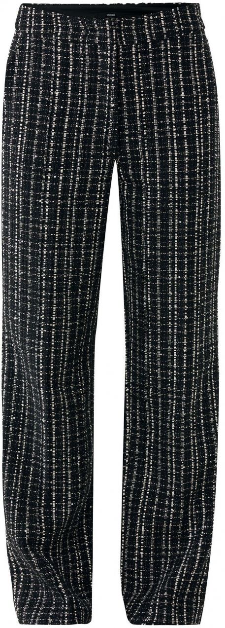 MEXX Nohavice  čierna / biela