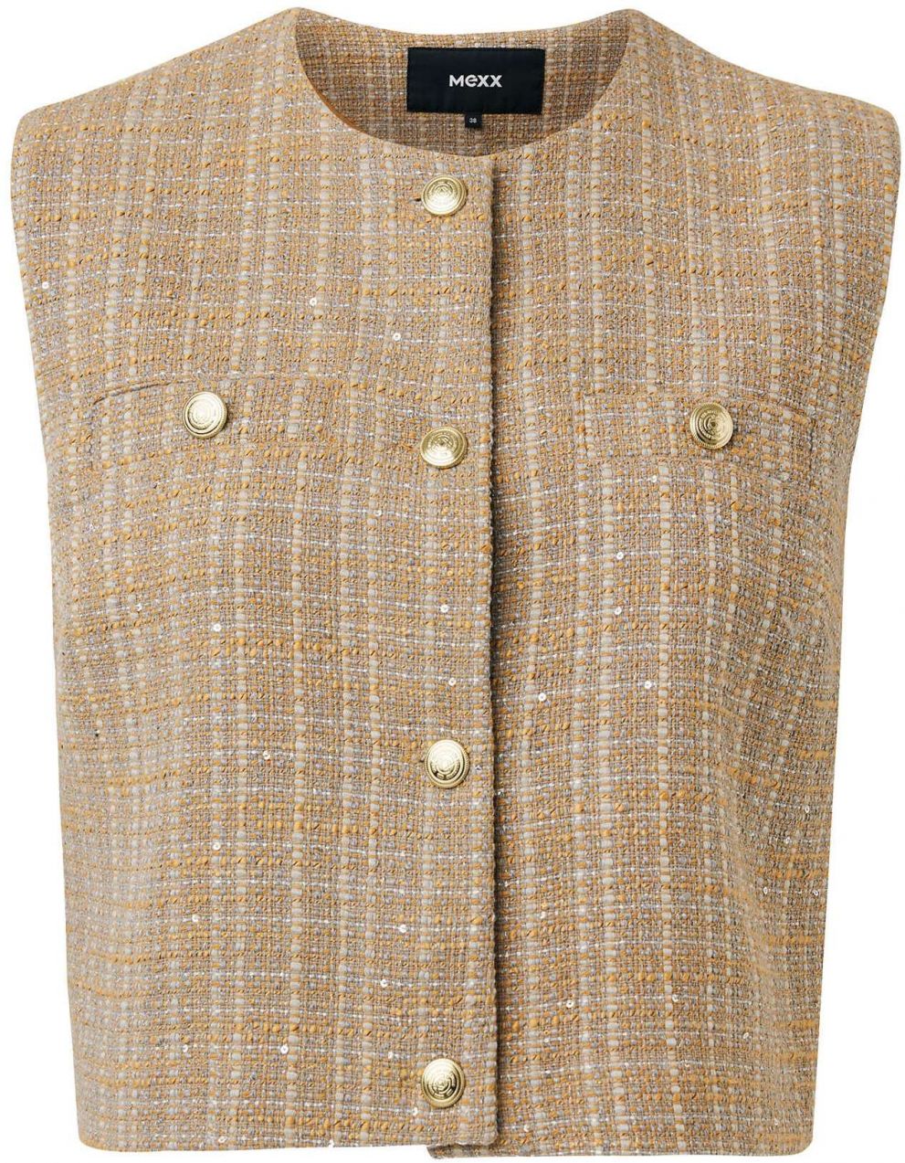 MEXX Blejzer  hnedá / biela