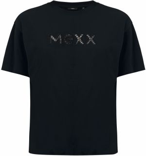 MEXX Tričko  čierna / strieborná