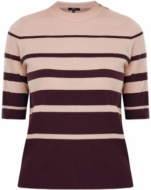 MEXX Sveter  béžová / bordová