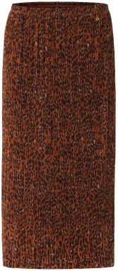 MEXX Sukňa  gaštanová / čierna