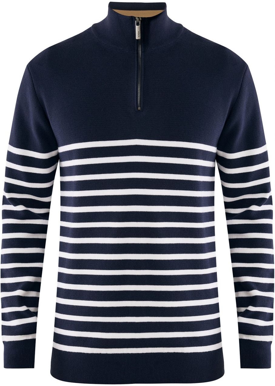 MEXX Sveter  námornícka modrá / prírodná biela