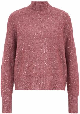 WE Fashion Sveter  červená melírovaná