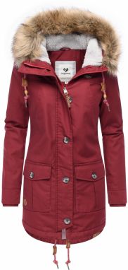 Ragwear Zimná bunda 'Jane'  vínovo červená