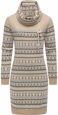 Ragwear Šaty 'Chlloe'  béžová / čierna / šedobiela