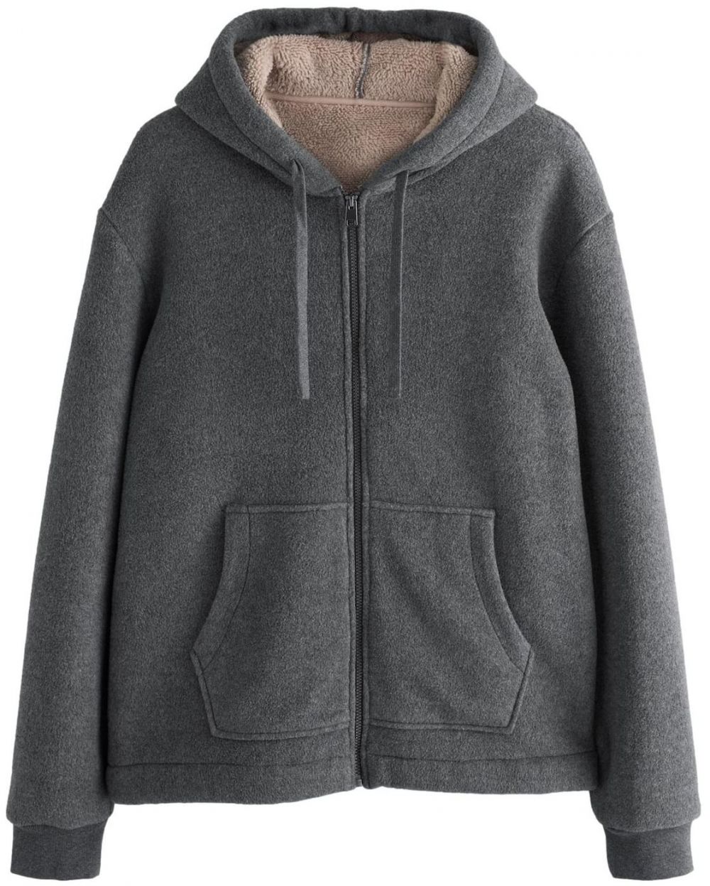 Next Tepláková bunda  sivá