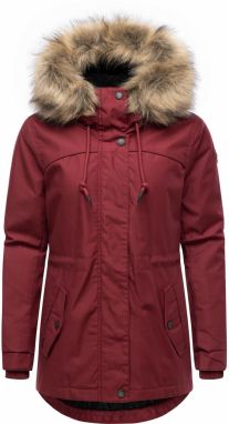 Ragwear Zimná parka 'Tawny Short'  vínovo červená