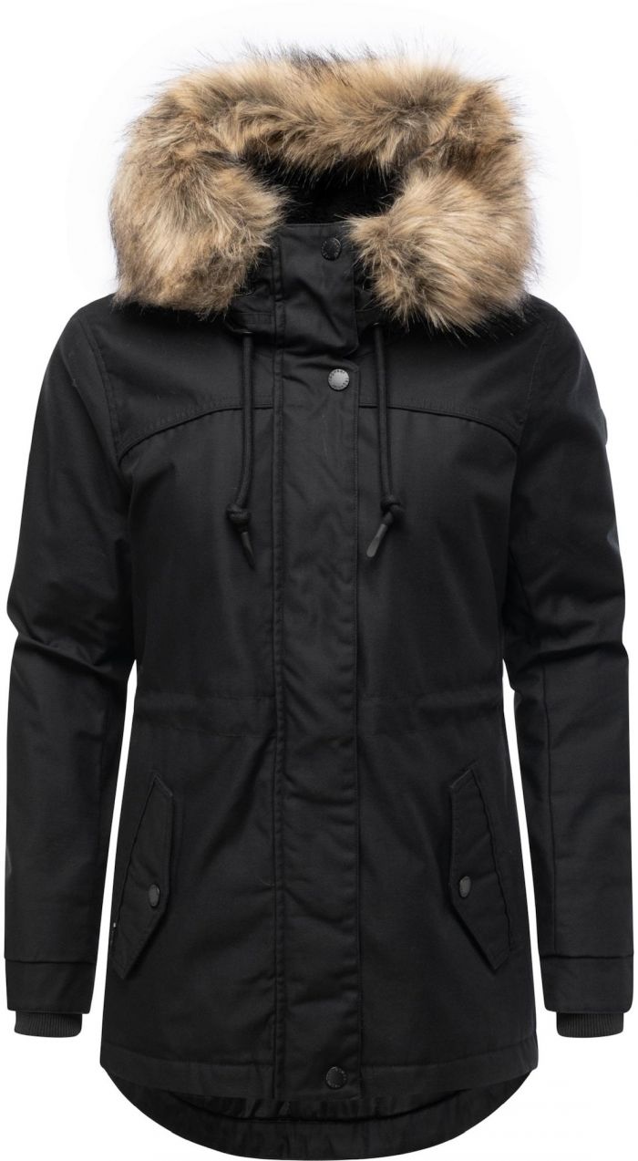 Ragwear Zimná parka 'Tawny Short'  čierna