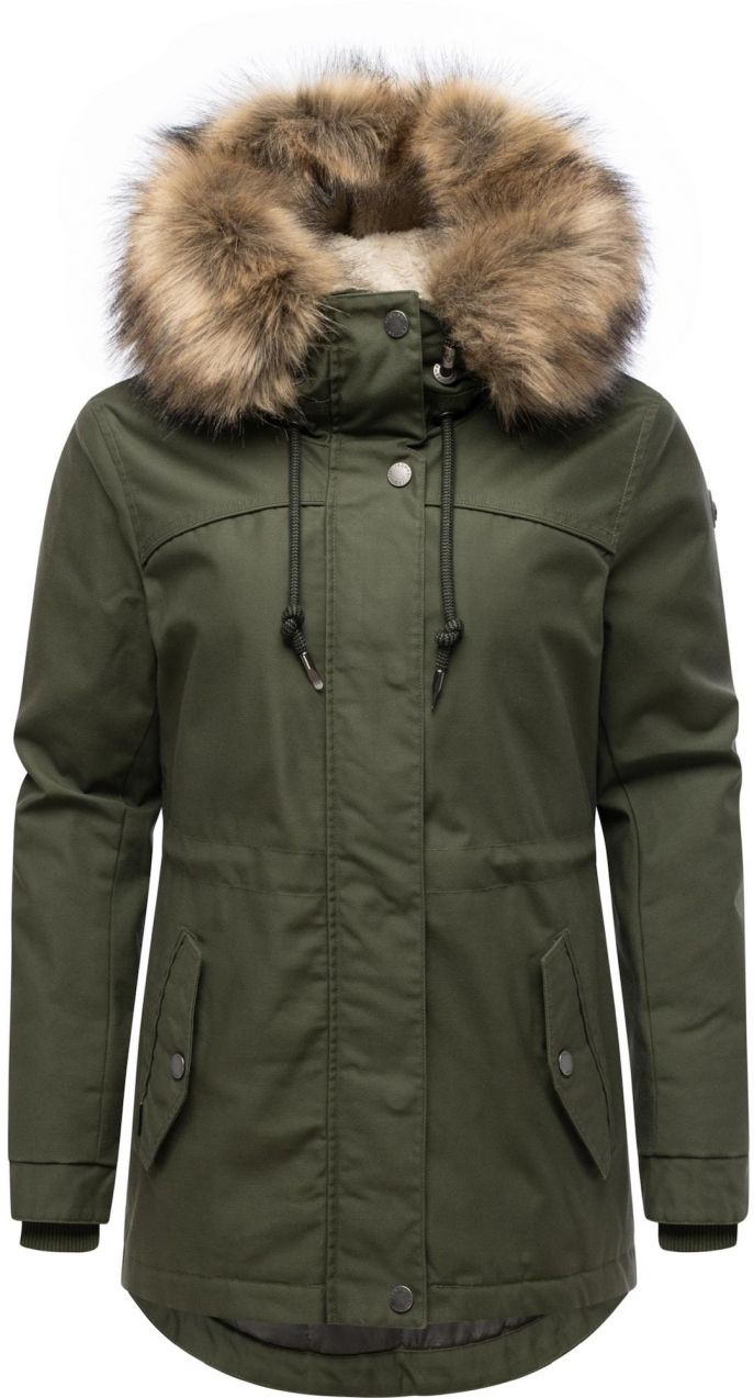 Ragwear Zimná parka 'Tawny Short'  olivová