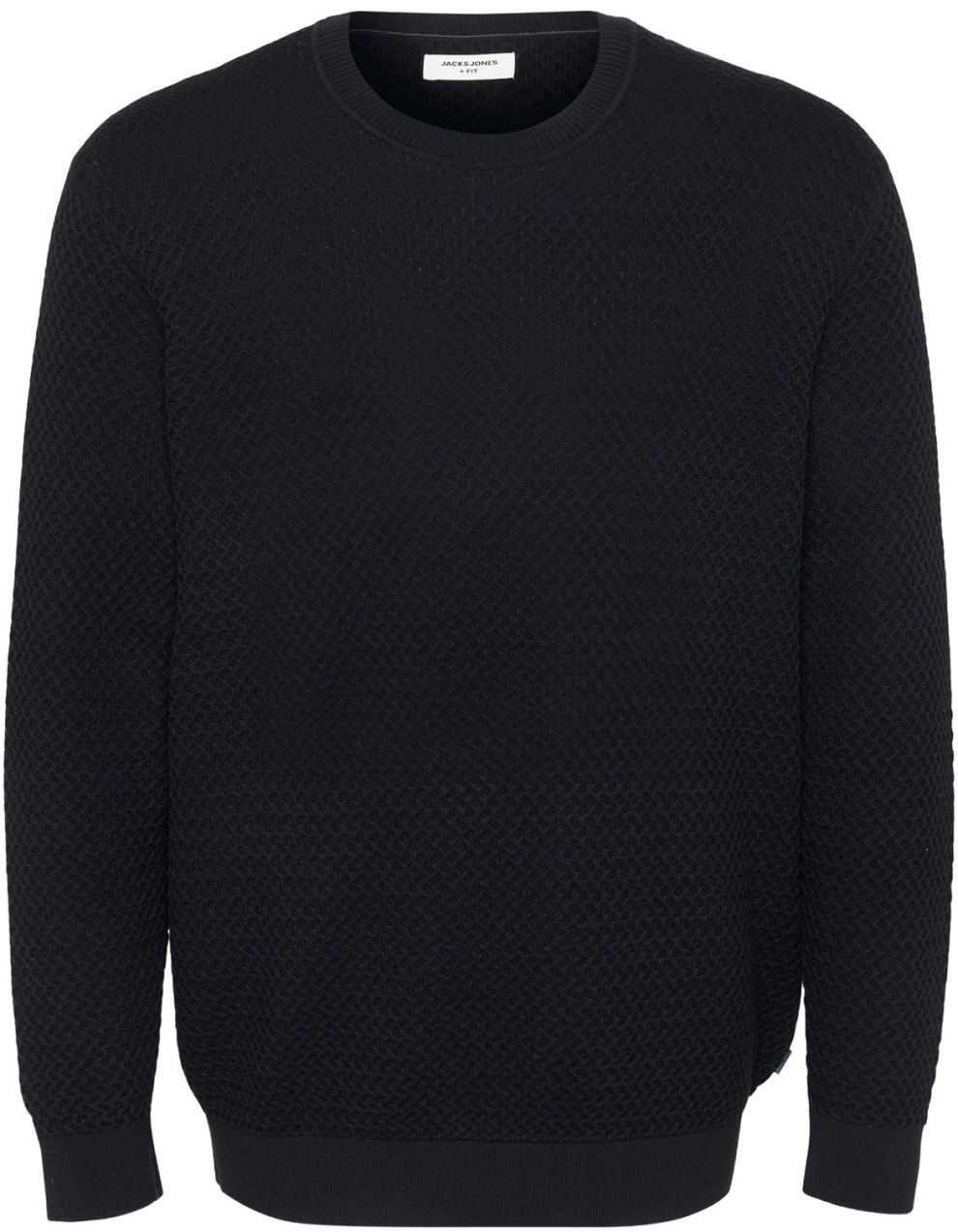 Jack & Jones Plus Sveter 'JPRBLUBARKLEY'  čierna