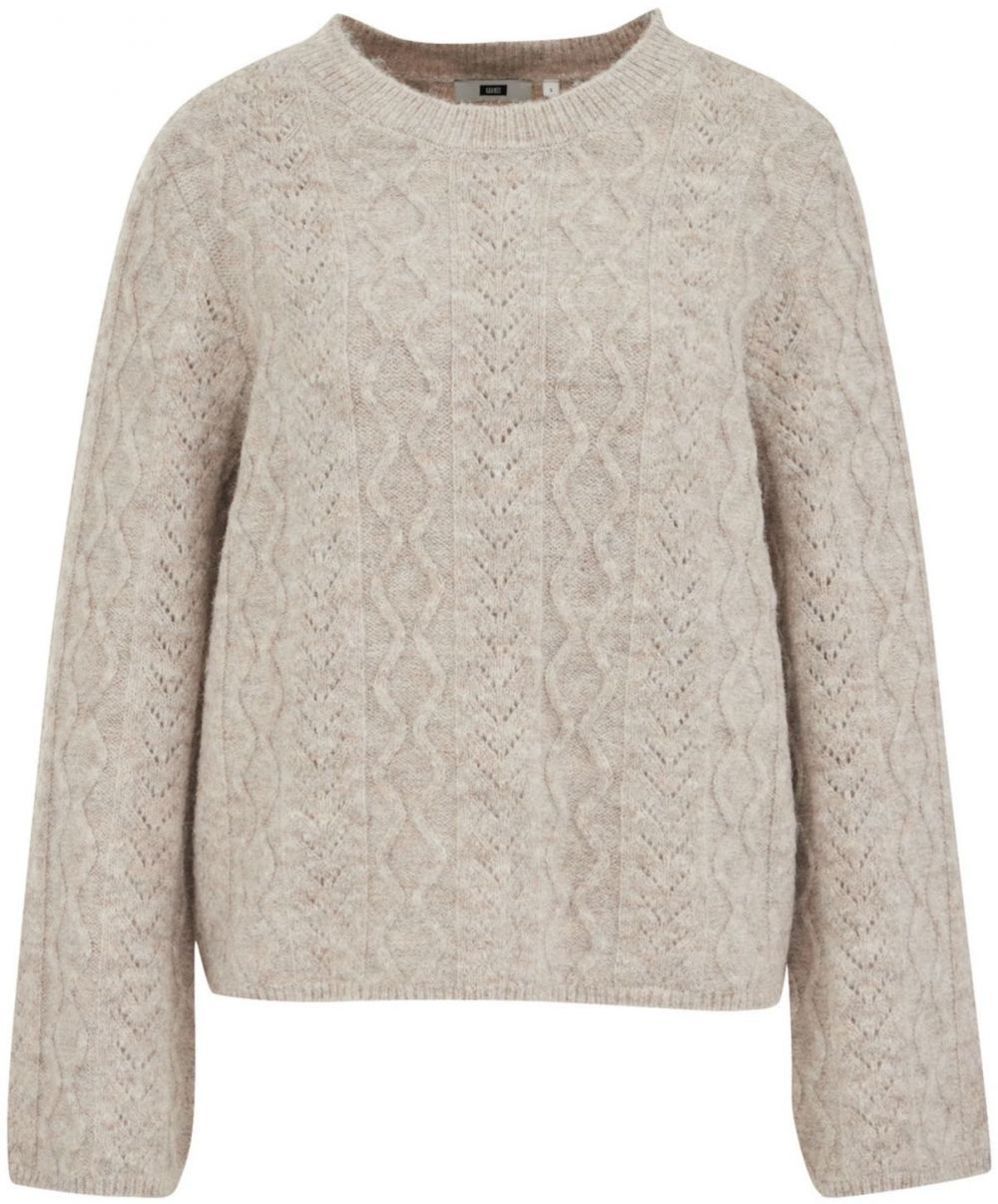 WE Fashion Sveter  sivobéžová