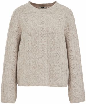 WE Fashion Sveter  sivobéžová