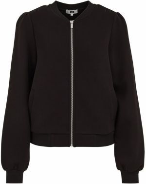WE Fashion Prechodná bunda  čierna