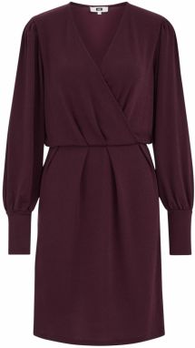 WE Fashion Šaty  baklažánová