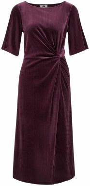 WE Fashion Šaty  baklažánová