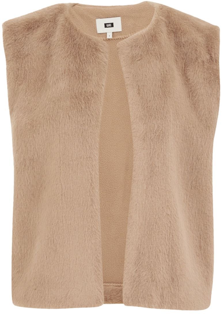 WE Fashion Vesta  farba ťavej srsti