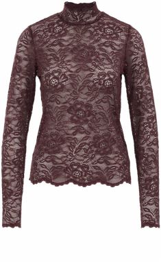 WE Fashion Tričko  vínovo červená