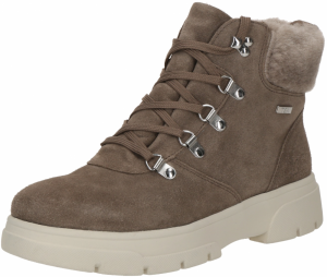 CAPRICE Šnurovacie členkové čižmy 'DENISE'  tmavošedá