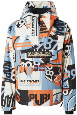 NAPAPIJRI Funkčná bunda 'RF NEXT'  svetlomodrá / oranžová / čierna / biela