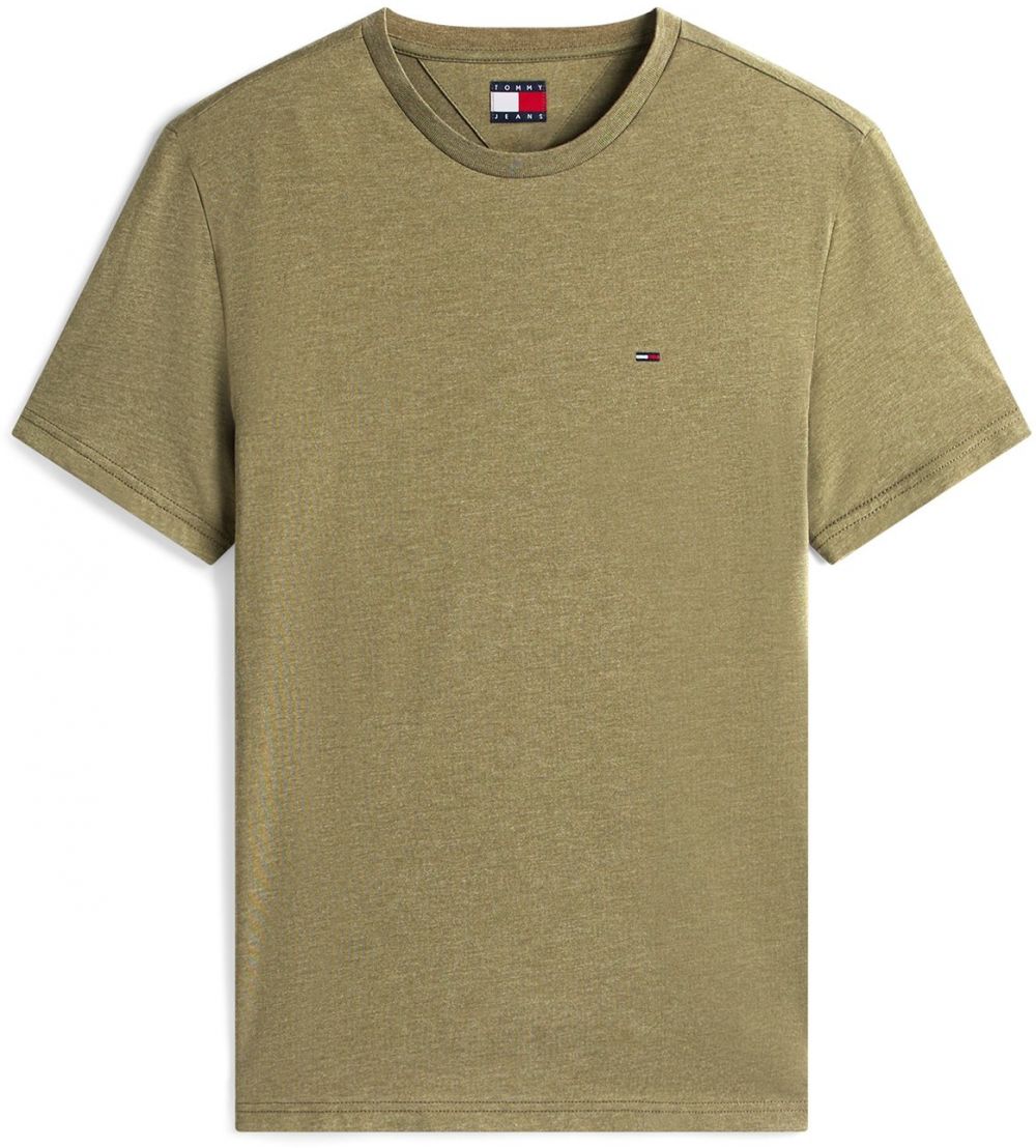 Tommy Jeans Tričko 'JASPE'  olivová