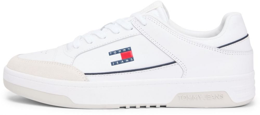 Tommy Jeans Nízke tenisky  tmavomodrá / červená / biela / šedobiela