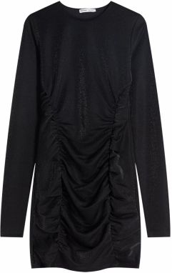 Bershka Šaty  čierna