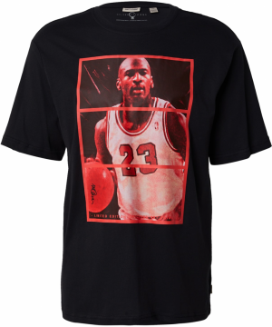 Only & Sons Tričko 'ONSMICHAEL JORDAN'  krvavo červená / pastelovo červená / čierna