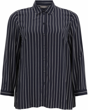 SAMOON Blúzka  námornícka modrá / biela