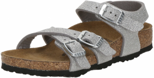 BIRKENSTOCK Sandále 'Kumba'  strieborná