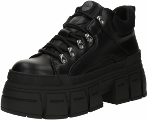 BUFFALO Šnurovacie čižmy 'GOSPHER'  čierna