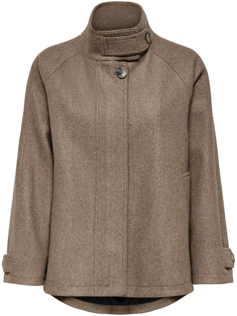 ONLY Prechodný kabát 'ONLTHILDE'  hnedá melírovaná