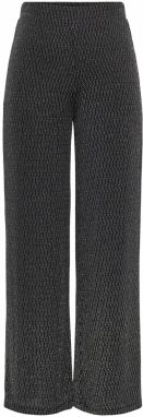 ONLY Nohavice 'ONLCAROL'  čierna / strieborná